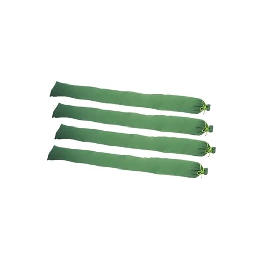 Flood Bags Sand-Free Sandbags for Flood Control are Used to Block Water Flow in The Courtyard, Garden and Vegetable Fields of Homes(4PCS 19x150cm)