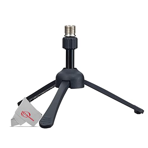 Teds Electronics Xm1800S Dynamic Vocal & Instrument Microphone (3-Pack) + 3X Pig Hog 8Mm Xlr Microphone Cable + Tabletop Tripod #TOP7