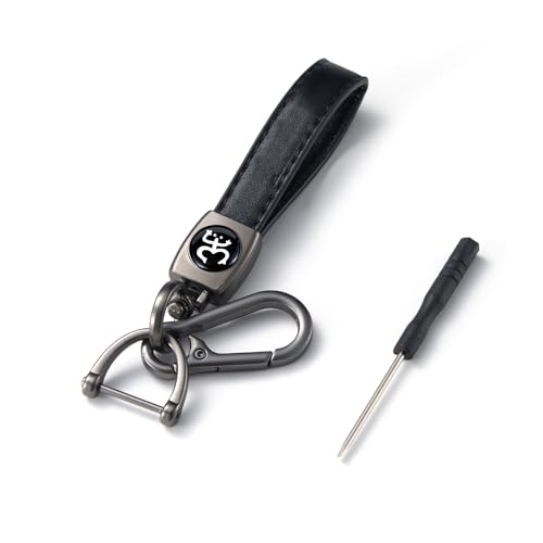 URHWYTV Genuine Leather Key Chain Compatible with Coqui Frog Boricua