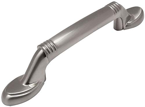 Flash Sale 25 Pack - Cosmas 4183SN Satin Nickel Cabinet Hardware Handle Pull - 3" Inch (76mm) Hole Centers