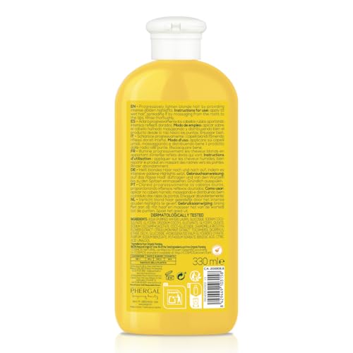 Naturtint | Shampoo alla Camomilla | Schiarisce Progressivamente i Capelli Biondi | Intensi Riflessi Dorati | Per Bambini e Adulti | 98,9% Ingredienti Naturali | Con Camomilla e Limone | 330ml - 7