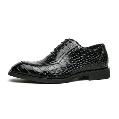 Leather Lace Up Oxford Shoes for Men Comfortable Stylish Ideal for Business and Formal Events3