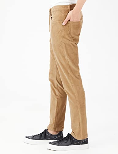 Goodthreads Men's Slim-Fit 5-Pocket Comfort Stretch Corduroy Pant, Khaki Brown, 40W X 29L #TOP4