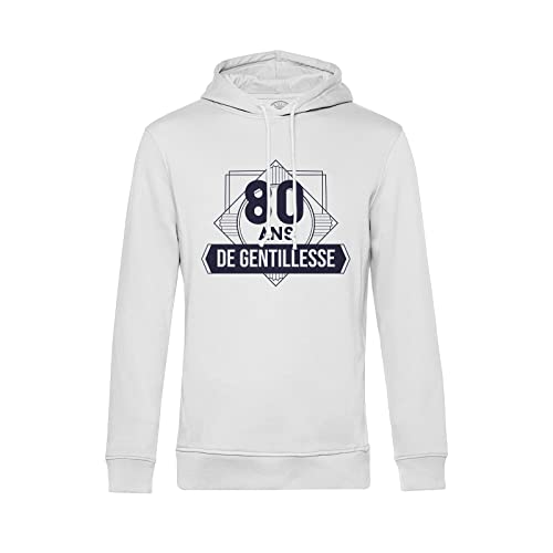 Sweat à capuche personnalisable avec texte et âge style Art Déco années 20