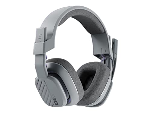 ASTRO A10 Gaming Headset Gen 2 Wired Headset, Over-ear Gaming Headphones, Lightweight, Flip-to-mute microphone, 32 mm drivers, For Xbox Series X|S, Xbox One, PS5, PS4, Nintendo Switch, PC - Grey