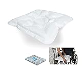 Levabo Brand Pressure Relief Air Cushion - Helps to Prevent Sores - One Size - Disposable or Machine Washed - Perfect Size for Wheelchair or Home Use - Short-Tem Use Disposable and Hygenic Device