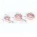 BESPORTBLE 3pcs Decorative Miniature Cookware Simulation Pans for Dollhouse Boys and Girls Play and Home Decor Realistic Mini Pots for Creative Scenarios