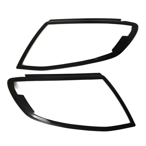 Capots lampe pour Ford Ranger 2012 2013 2014 et caches phares ABS carbone