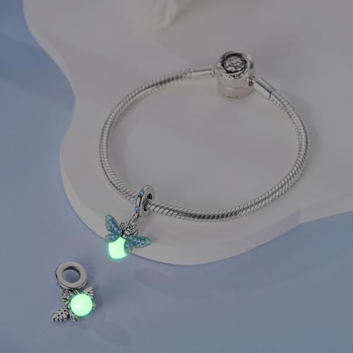 Image of 925 Sterling Silver Charms,Hypoallergenic Beads,Compatible with Pandora Bracelets and Necklaces,Women Holiday Gift Pendants