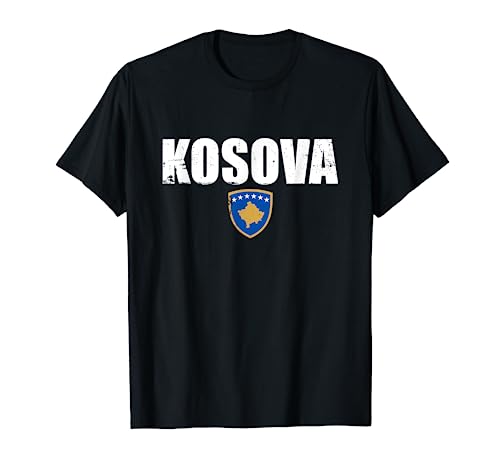 Kosova Vintage Kosovo Bandera Kosovar Camiseta