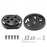 Pièce de réparation pour ordinateur de vélo : solution de rechange pour oreilles de montage cassées sur les boîtiers arrière d'ordinateur de vélo avec vis autotaraudeuses et écrous inclus pour une restauration rapide de la fonctionnalité