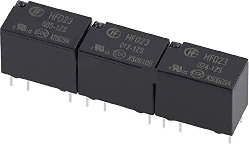 Relais de signal JRC-23F HFD23 5V miniature à 6 broches pour circuits imprimés