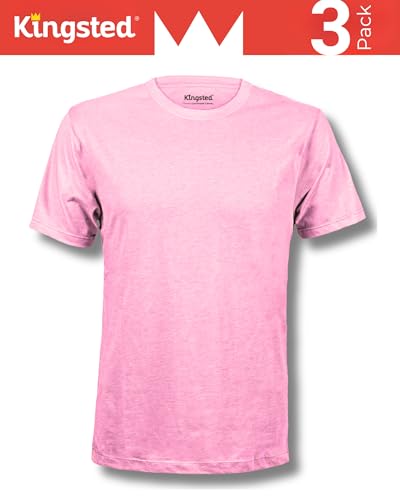 Image of Kingsted T-Shirts for Men Pack - Royally Comfortable - Super Soft Premium Fabric - Well-Crafted Classic Tee