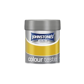 Johnstone's - Yellow Diamond Wall & Ceiling Paint - Emulsion - Easy to Apply - Dries in 1-2 Hours - 75ml