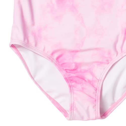 Barbie Little Girls One Piece Bathing Suit Tie Dye Pink 6 #TOP5