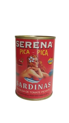 SARDINAS EN TOMATE - SERENA PICA-PICA -425 G - SARDINAS EN SALSA DE TOMATE PICANTE