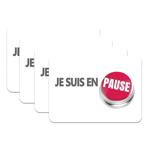 Sets de table antidérapants en caoutchouc grand format faciles à nettoyer - 2