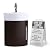 Corner Wall Mount Vanity Sink, Compact White Sink With Dark Oak Vanity, Scratch And Stain Resistant Finish, Heavy Duty Grade A Vitreous China Built, Faucet And Drain Included, Renovators Supply