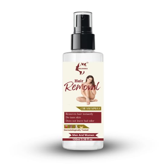 Belissima Hair Removal Spray for Men | Painless Body Hair Removal Spray Spray (100 ml)