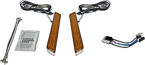 Custom Dynamics CD-FORK-HD-fits AC™ LED Front Fork Lightz - Amber Lens/Chrome Finish