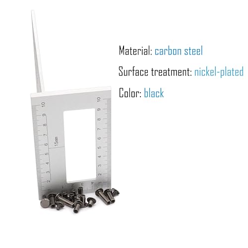 image for SCXCLY 120pcs Chicago Screws Binding Screw Posts Assortment Kit, 6 Siz