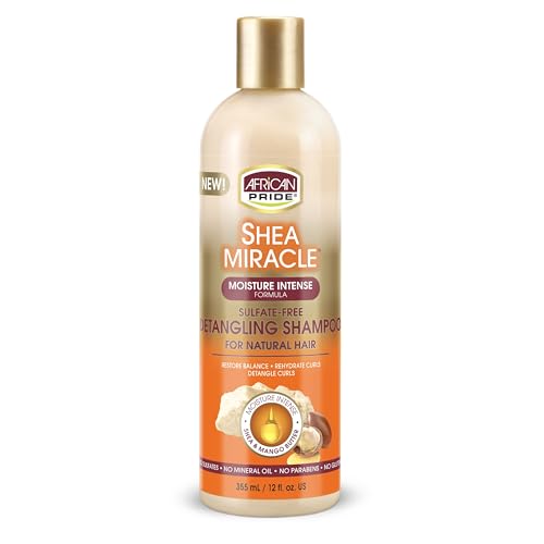 Ap Shea Butter Miracle Detangling Shampoo 12oz (3 Pack)