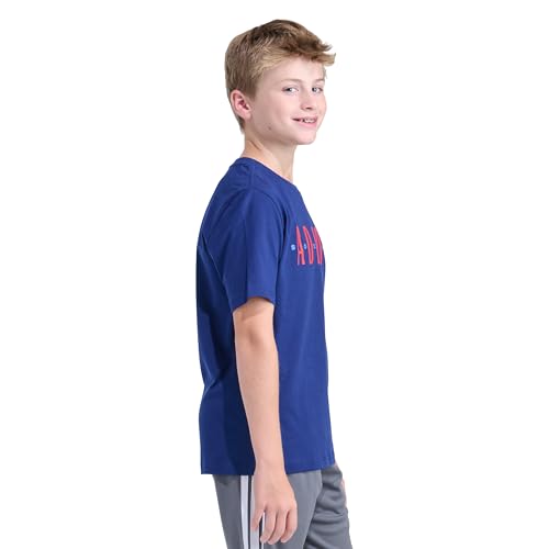 Image of adidas Boys Short Sleeve T-Shirt Sports Logo Tee