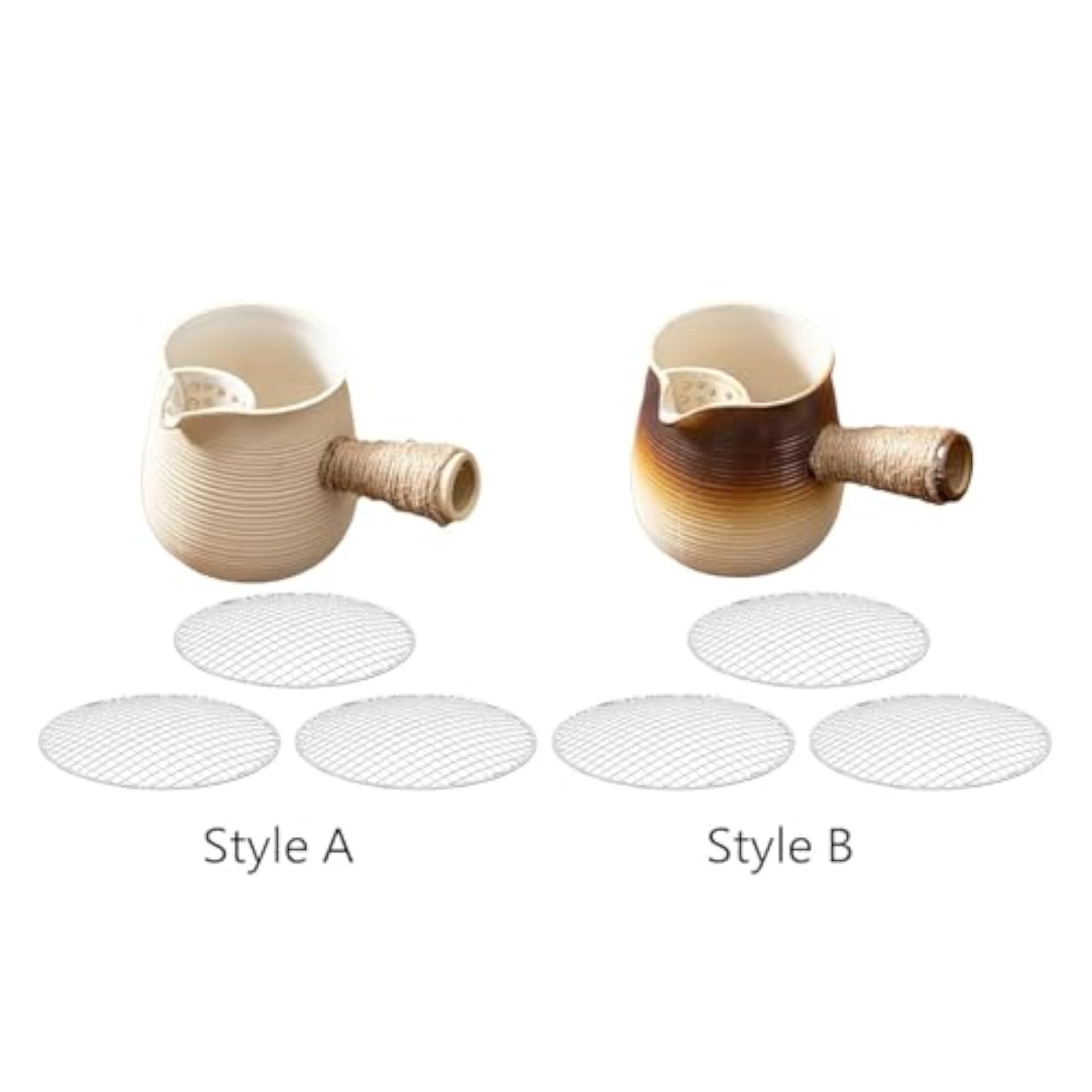 500ml Ceramic Teapot with Anti-Scald Handle for Tea Lovers