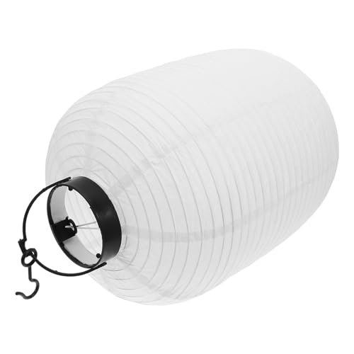 BIUDECO Farol Japonés Plegable de Papel 195X32 CM con Marco Metálico Lámpara LED Decorativa para Fiestas Bodas y Festival de Faroles Adecuado para Interiores y Exteriores