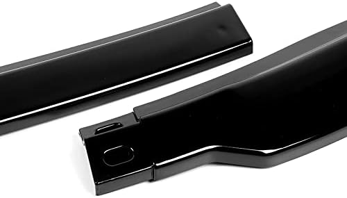 Miniatura 4 de Kit de 3 piezas de parachoques delantero compatible con Lexus IS300 2001 - 2005, alerón de protección con moldura divisora estilo STP, difusor de