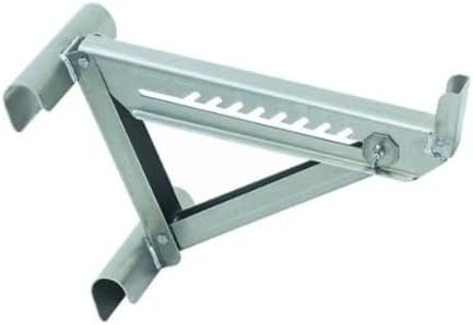 Qual-Craft 2420 Two-Rung Short Body Ladder Jack, Silver