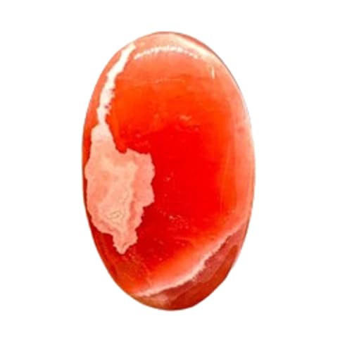 Rhodochrosite naturelle calibrée 31x19mm évitant les défauts de taille