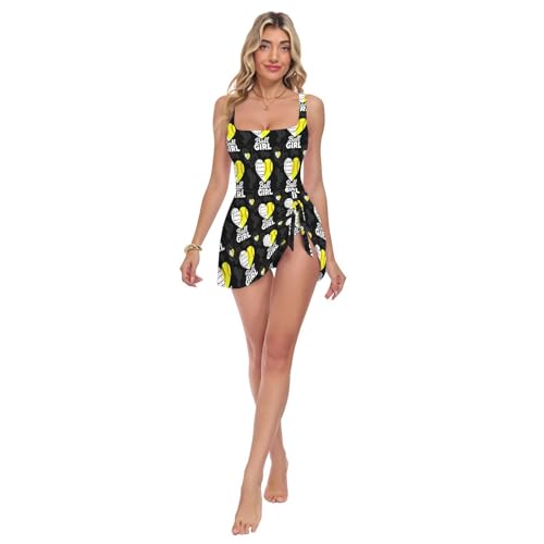 Maillot de bain une pièce à col carré femme pour volley-ball de plage et natation