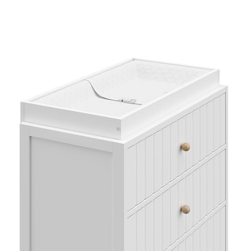 Graco Teddi 3 Drawer Chest with Changing Table Topper, White - image 8