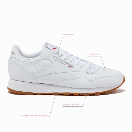 Reebok Unisex Classic Leather Sneaker,Ftwwht Pugry3 Rbkg03,34.5 EU – Ansicht 2
