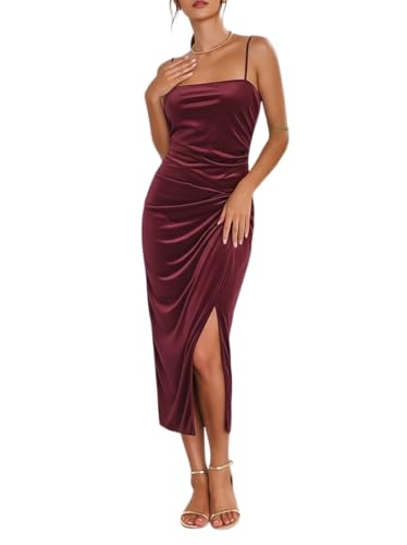 Image of LightlyKiss Women's Bodycon Wedding Guest Dress Formal Cocktail Party Evening Gown