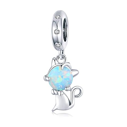 NINGAN 925 Sterling Silver Cat Pendant Charm Cover