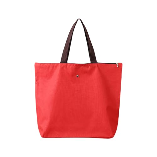 Grand sac fourre-tout réutilisable et pliable pour femme avec fermeture éclair pratique