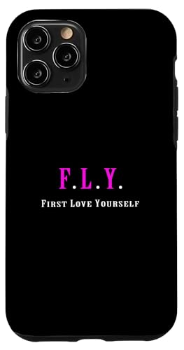 �s���N�J���[ First Love Yourself �s���N�O���t�B�b�N �X�}�z�P�[�X iPhone 11 Pro �p