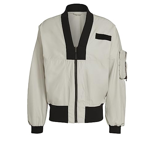 adidas Unisex Parley Bomber Jacket - Training, Jackets, Aluminium, M