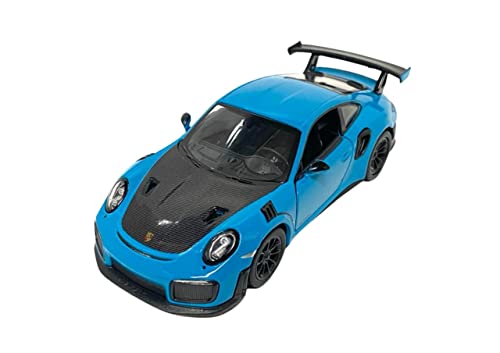 Miniatura Porsche 911 GT2 RS Kinsmart 1:36 Branco - Carrinho De Coleção