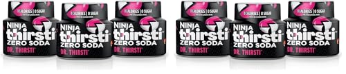 Image of Ninja Thirsti Flavored Water Drops,ZERO SODA Dr. Thirsti,Classic Soda Flavors,Sparkling or Still,Zero Calories,Zero-Sugar,Makes 17,12oz drinks,WCFDRPPAM,(Pack of 6)