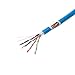 Cat5e FTP 1000ft Shielded Solid Bulk Wire Ethernet Network Cable Blue