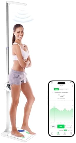arboleaf Ultrasonic Height and Weight Scale, Digital Physician Scale
