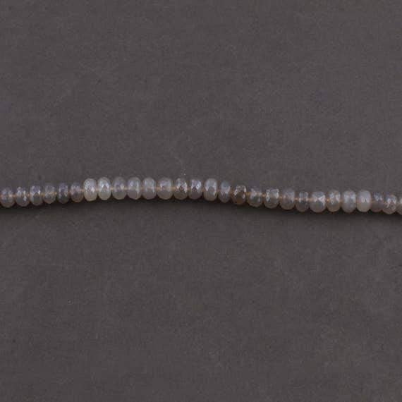 Silverite facettée 7mm en fil de 13.5 pouces pour loisirs créatifs raffinés