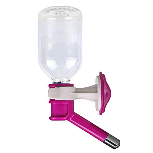 DIYLOTA Pet Water Feeder Bottle Container Dispenser for Cage or Kennel Gravity Hydration