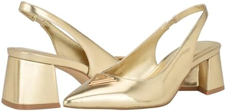 GUESS Women's ZANDA Pump, Gold 710, 9.5 | Image 5