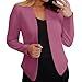 Oversized Blazers for Women Trendy Dressy Long Sleeve Open Front Suit Jacket Fashion Business Casual Office Work Formal Professional Blazer Jackets Lightweight Solid Color Slim Fit Cropped Jacket