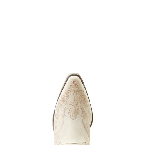 ARIAT ARIAT Women's Chandler Western Boot, Cloud White Suede, 9