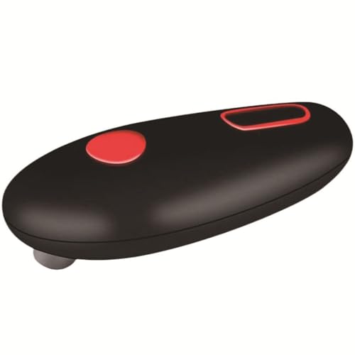 Electric Can Opener, No Sharp Edge Can Opener, One-Touch Electric Can Opener with Auto Shut, Kitchen Gadgets Electric Can Openers Smooth Edge Automatic (one size,black)